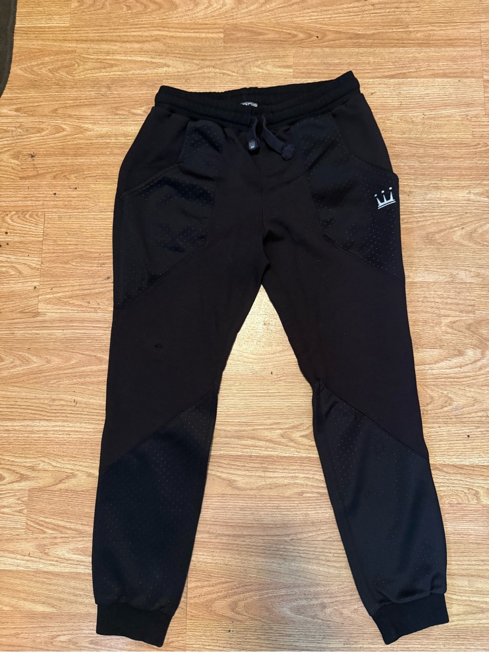Vintage 90s Dada Supreme Black Joggers Pants rap hip hop Damani Large Y2K.